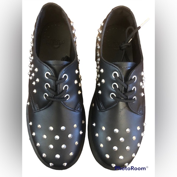 Dr. Martens 1461 STUD WANAMA Leather Oxford Derby - Picture 6 of 13